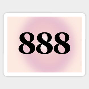 888 Angel Numbers Sticker